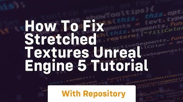 How to fix stretched textures unreal engine 5 tutorial