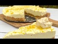 EASY LEMON CHEESECAKE RECIPE - NO BAKE REQUIRED