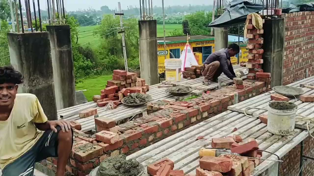 14 Inch Brick Wall | Brick Work ideas | Building Construction Work ideas 