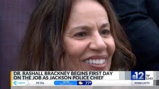 Dr. RaShall Brackney begins first day at Jackson police chief