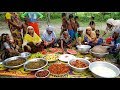 Huge Traditional Food Arrangement For Ramadan Iftar - Ramadan Evening Snacks Prepared For Villagers