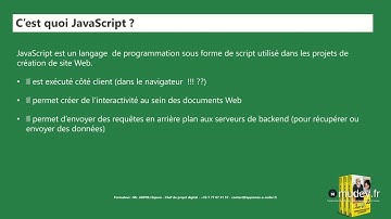 Mudey Formation | Cours 1 Introduction à JavaScript