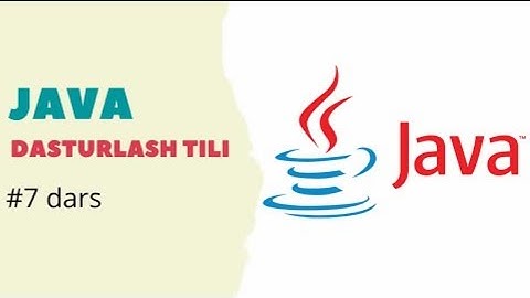 #7 dars | While sikl operatori (while loop) | Java dasturlash tili