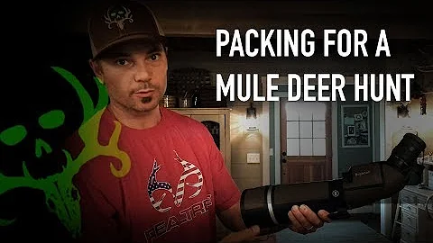 What to Pack for a Mule Deer Hunt | Uncut with Nic...