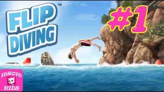 حصرياا تحميل لعبة جديدة Flip diving خفيفة و مسلية + مهكرة نقود لاتنتهي للاندرويد 2016 screenshot 4