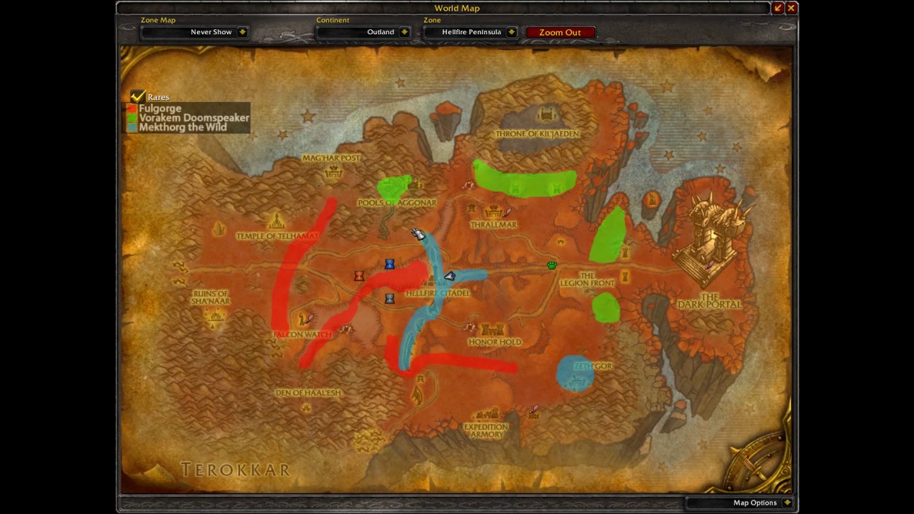 World Of Warcraft Entrance - The Shattered Halls (Hellfire Peninsula 