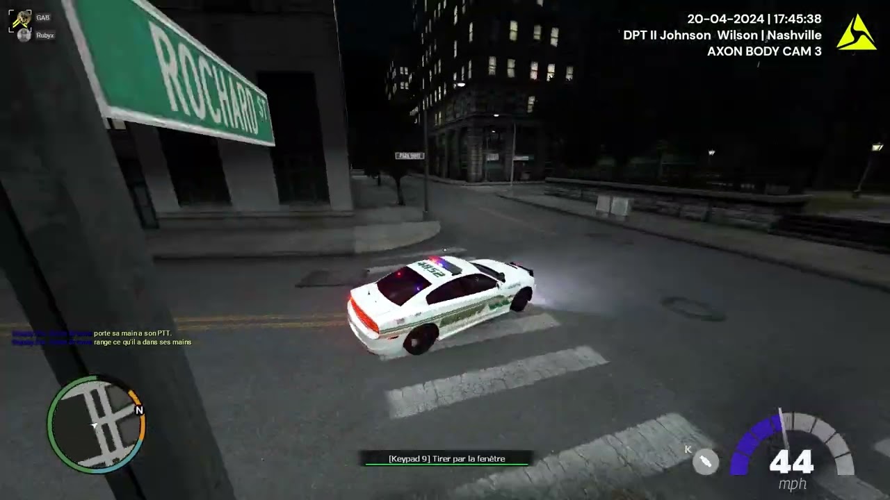 [Gtacity rp] DCSO sheriff's deputies engaged in a chase of a truck in the heart of NASHVILLE.