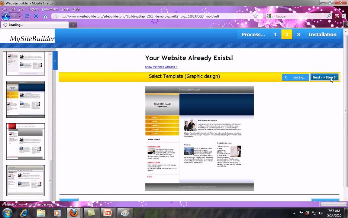 site builder - YouTube