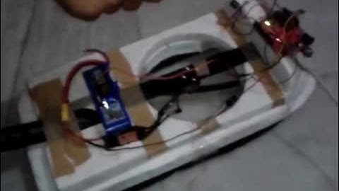 IR controlled hovercraft test run1(only lift)