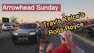 patrick mahomes and others driving into arrowhead