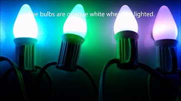 Opaque color-changing LED bulb