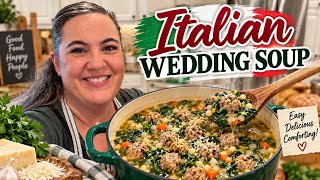 Wedding soup. Kid friendly and easy!