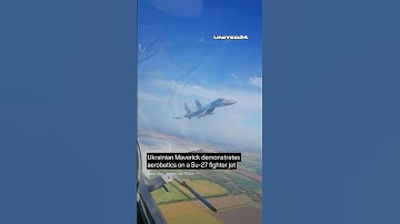 Ukrainian Maverick Demonstrates Aerobatics on Su-27 Jet #airforce