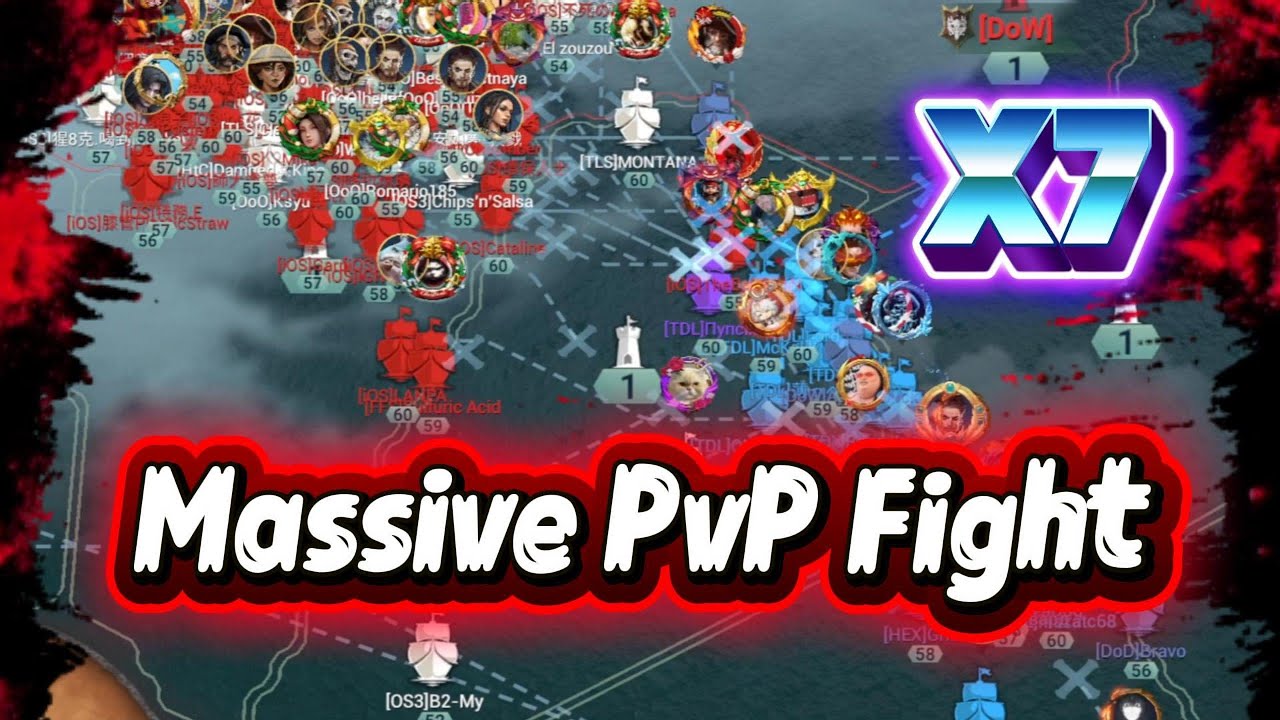 Sea of conquest: Massive PvP 191, 325 vs 162, 294 / TDL iOS DoD FFS DoW OoO OuO FRP HEX TLS OS2 OS3