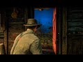 Peacefully Watching the Rain from Home | heavy rain & thunder sounds for sleep RDR2 ASMR