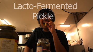Making A Lacto-Fermented Pickles