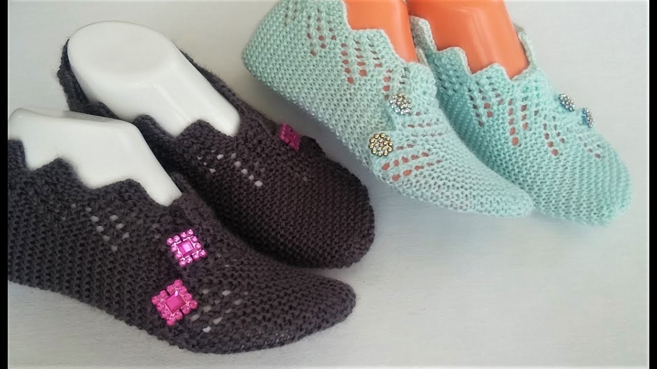 çeyizlik patik modeli / kolay patik modeli / iki şişle ajurlu patik modeli