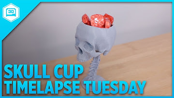 Skull Cup - 3D Printing Timelapse