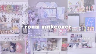 Room Makeover 2025 Pinterest Inspired, Ikea, Cozy Desk Setup, Kpop