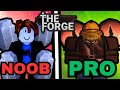 Going NOOB To PRO In The Brand NEW ROBLOX GAME THE FORGE