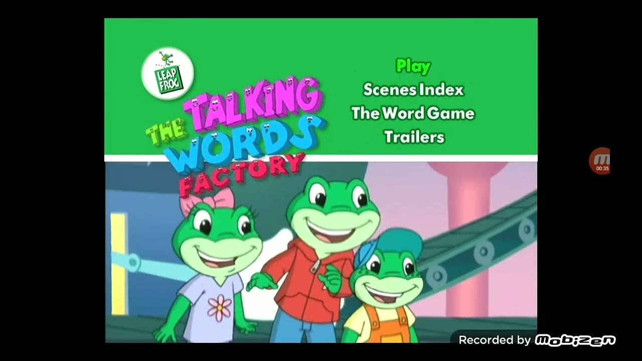 Opening to leapfrog talking words factory 2003 fanmade dvd youtube