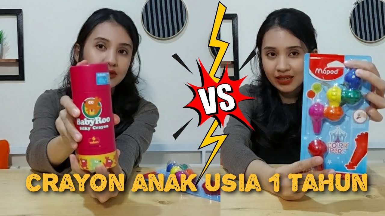 Review Crayon Anak Usia 1 Tahun Youtube