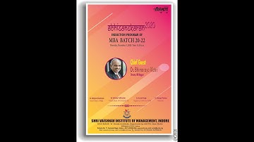 Abhisanskaran-2020 Induction Program For MBA Batch of 20-22