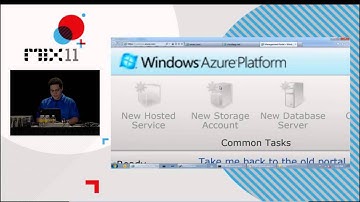 MIX11 Node js, Ruby, and Python in Windows Azure A Look at What’s Possible
