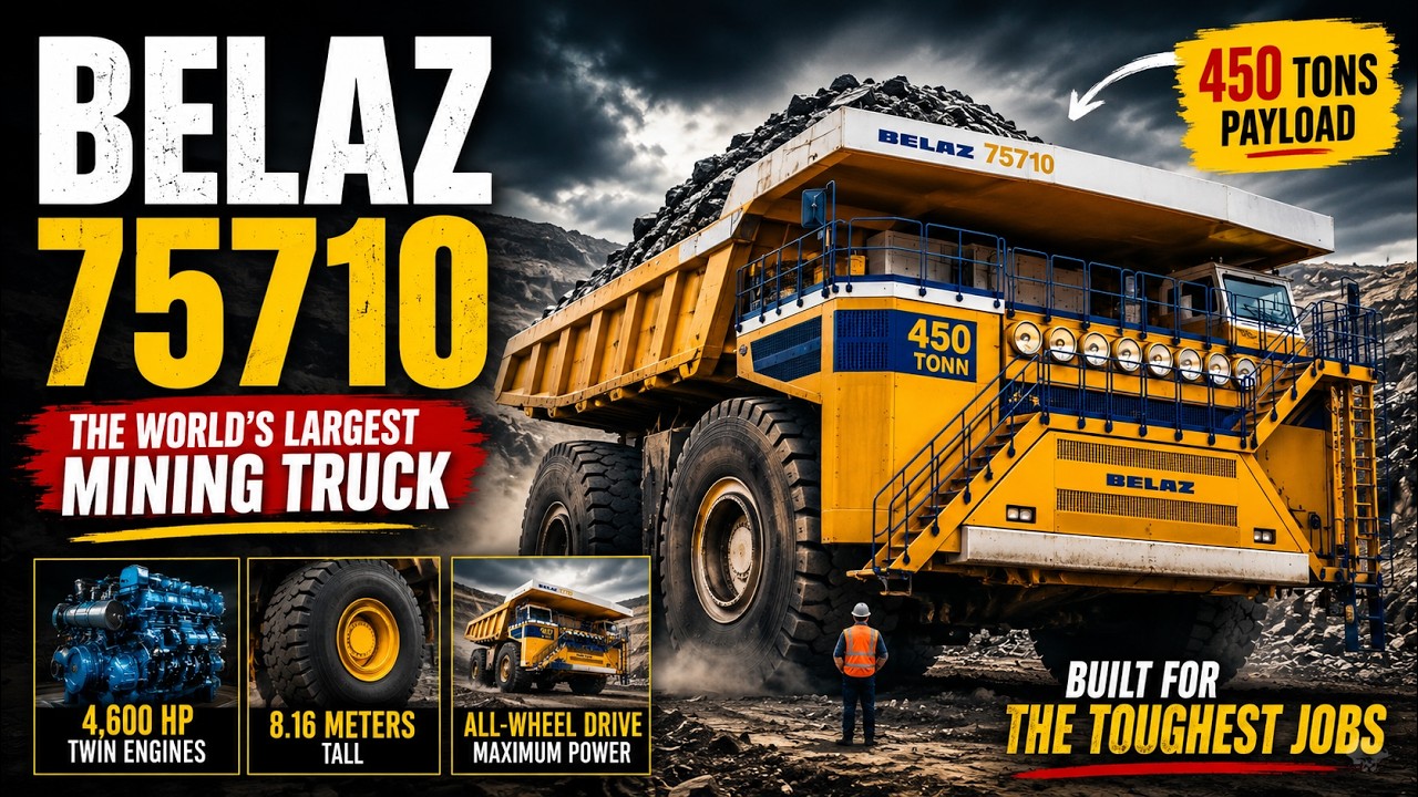 BelAZ 75710: The Gigantic Truck That Powers the Modern World - YouTube