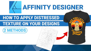 Affinity Designer | How to Apply Distressed Texture Effect on Designs