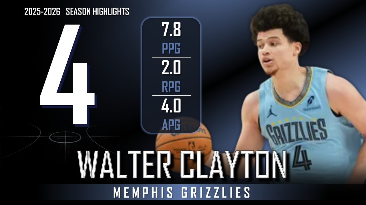 Walter Clayton || 2025-2026 Memphis Grizzlies/Utah Jazz Highlights