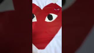 This Comme Des Garçons Play tee is soft stylish iconic fit great top quality must have