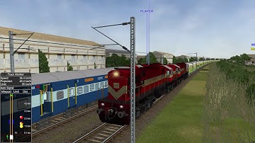 PART 1: 12192 Shridham Express || MSTS - OPEN RAILS || INDIAN RAILWAYS