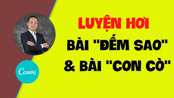 LUYỆN HƠI: BÀI ĐẾM SAO & BÀI CON CÒ