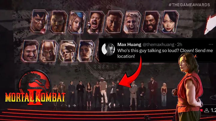 Mortal Kombat 2 Game Awards Insult Max Huang Calls Out Street Fighter Movie Cast Shots Fired