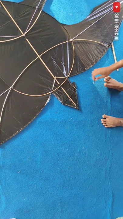 CARA MEMBUAT LAYANGAN PENYU IRENG 200 HEKTAR