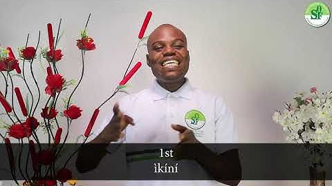 KNOW NUMBERS IN YORUBA LANGUAGE ( 1 - 20 ) PART 1