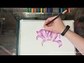 Лилия цветными карандашами (мастер-класс для начинающих)