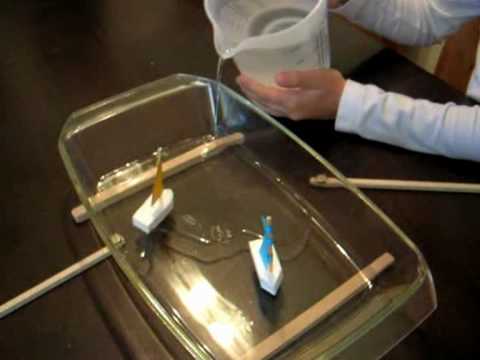 Kinder Basteln Ein Magnet Schiff Magnetschiffe Als Experiment