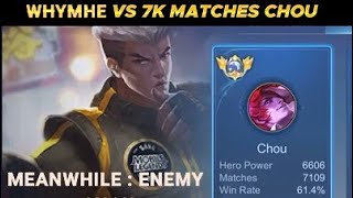 Chou 1v1 with a fake letuzawa | trashtalker | SUBSCRIBE! | mlbb
