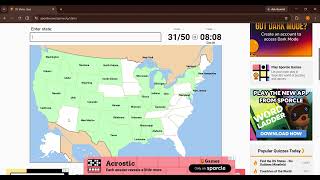 Can a non-American name the 50 US states. !!! #sporcle #quiz #usa #us #geography #newyork