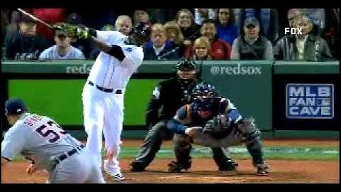 David Ortiz Hits Grand Slam. Game 2 ALCS. FOX, WEEI, WXYT Call