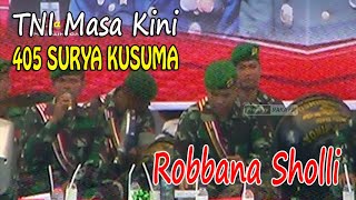 Download lagu TNI Viral Merdu Bersholawat ~ Hadroh 405 Surya Kusuma Live Purbalingga