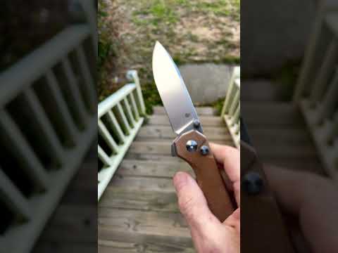 WMK Exclusive Kizer AZO BEGLEITER XL Button Lock Flipper overview in 15 seconds