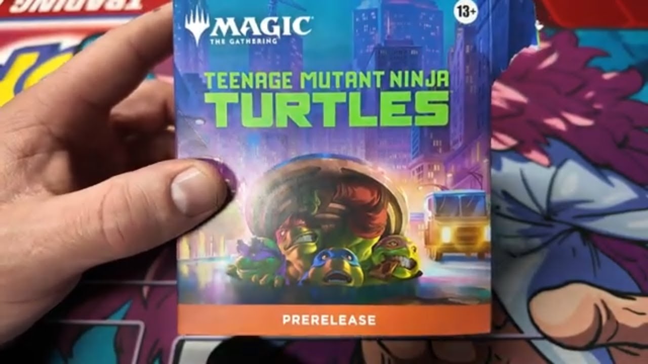 Teenage Mutant Ninja Turtles Prerelease Kit Opening - YouTube