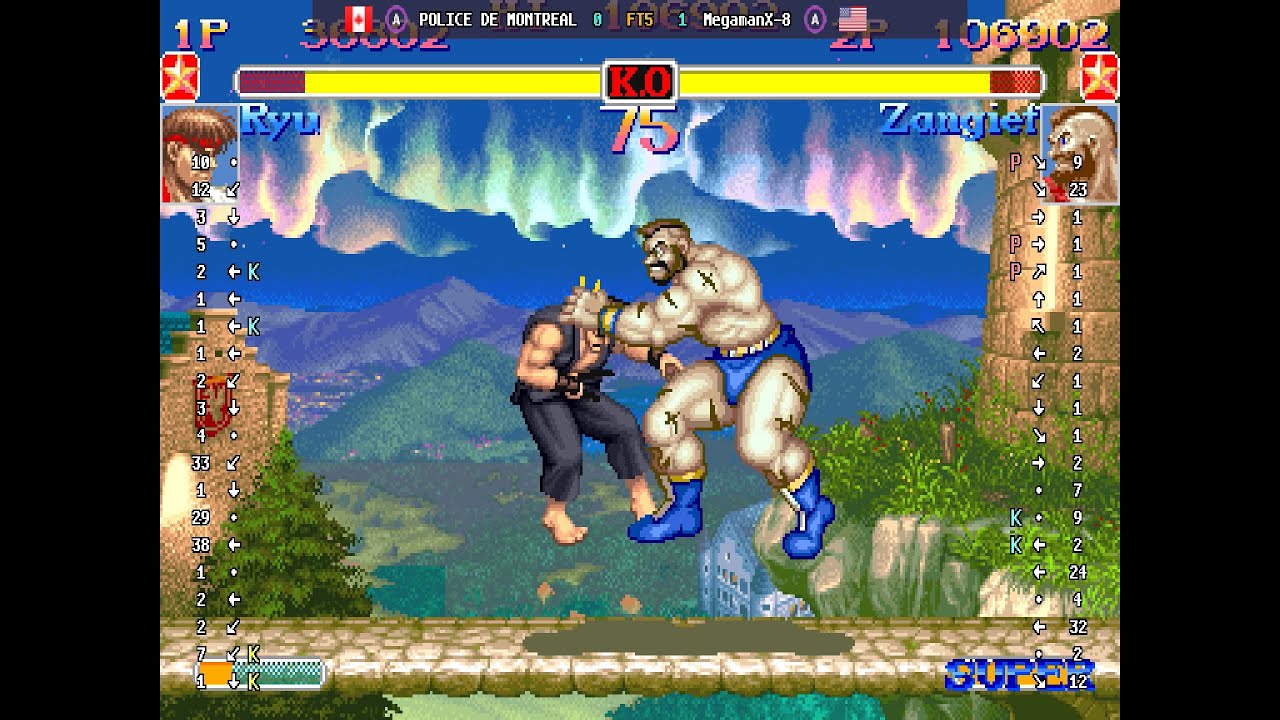 Super Street Fighter II X - 🇨🇦 POLICE DE MONTREAL(A) vs