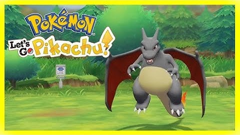 Shiny Charizard in Pokémon Let´s Go Pikachu