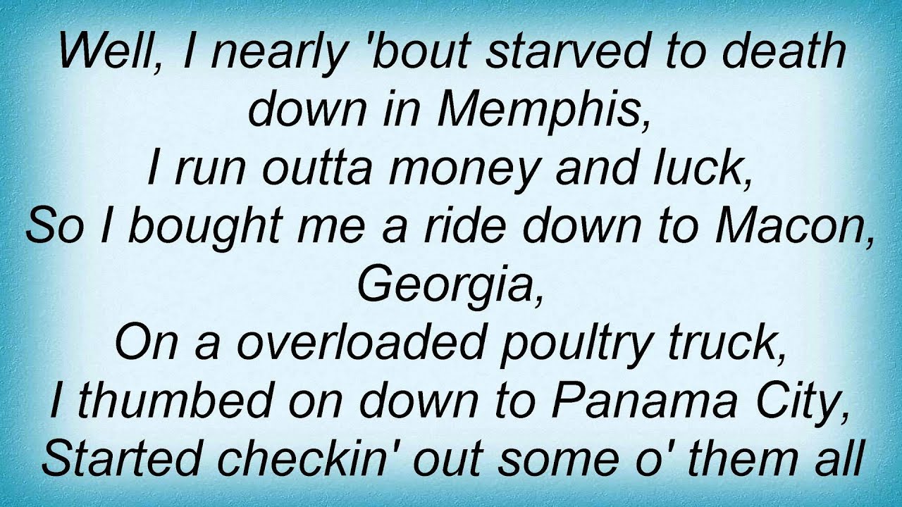 Jerry Reed Guitar Man Lyrics YouTube