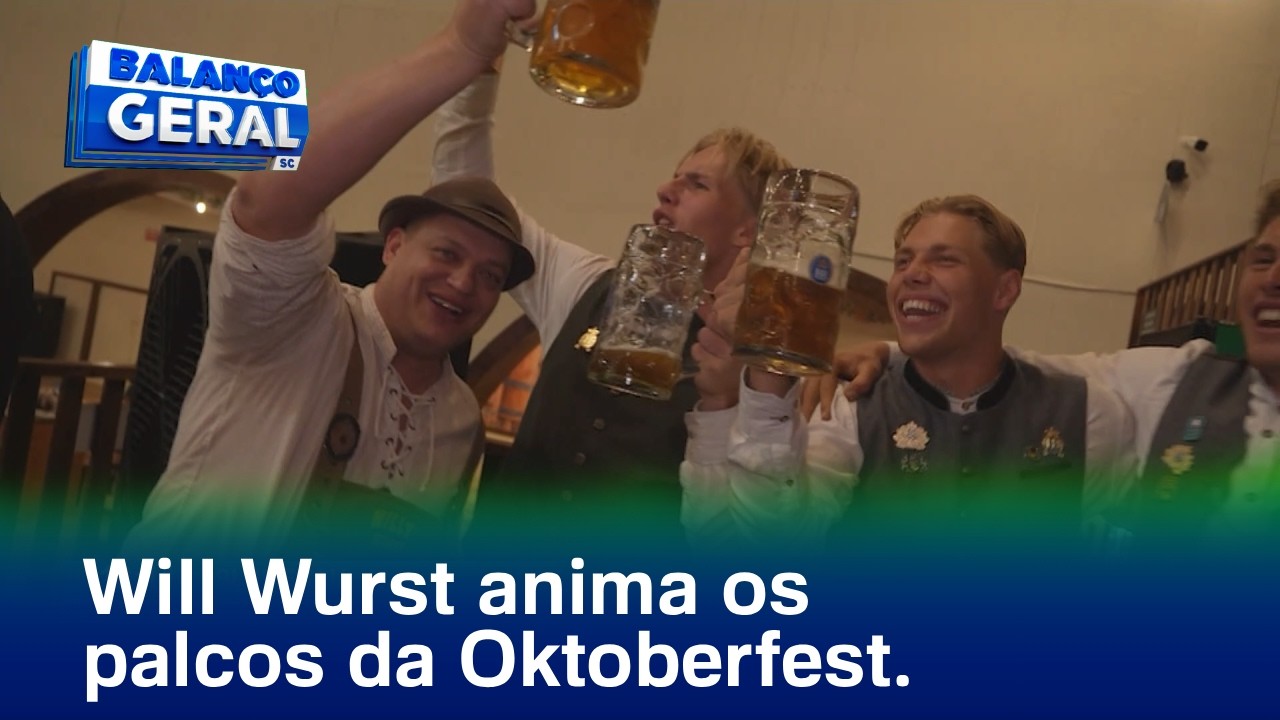 Blumenau: Will Wurst mostra a animação nos palcos da Oktoberfest