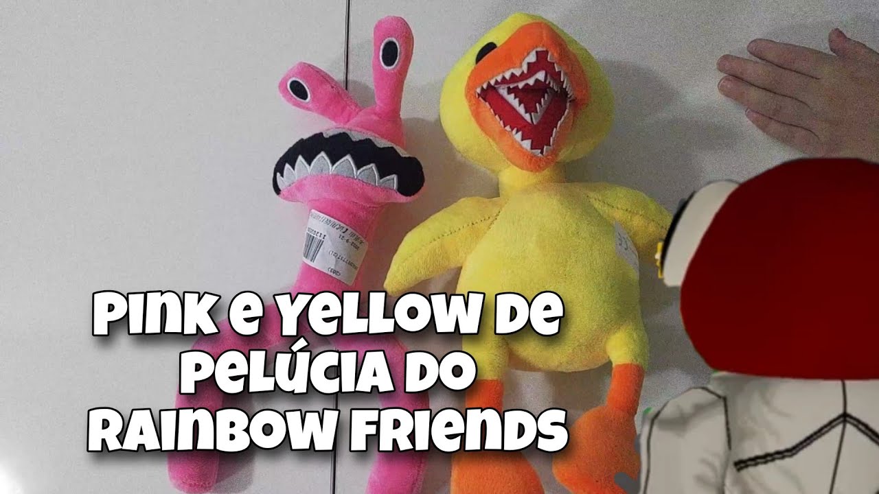 Pelúcias Rainbow Friends Roblox (Novo) - Lojahuntersxyi